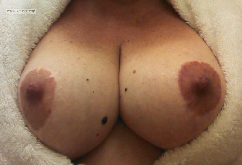 Tit Flash: My Tanlined Big Tits (Selfie) - Rhonnie from United States